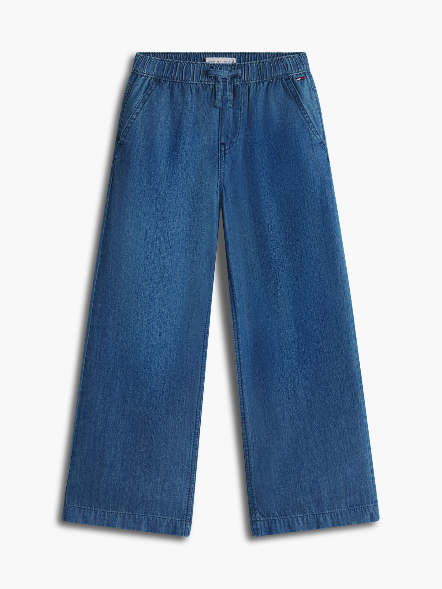 Tommy Hilfiger Kids' Chambray Wide Leg Pull-On Pant