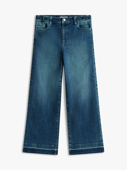 Tommy Hilfiger Kids' Stretch Wide Leg Jean