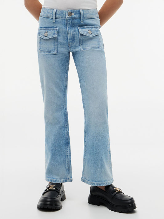 Tommy Hilfiger Kids' Patch Pocket Flared Jean