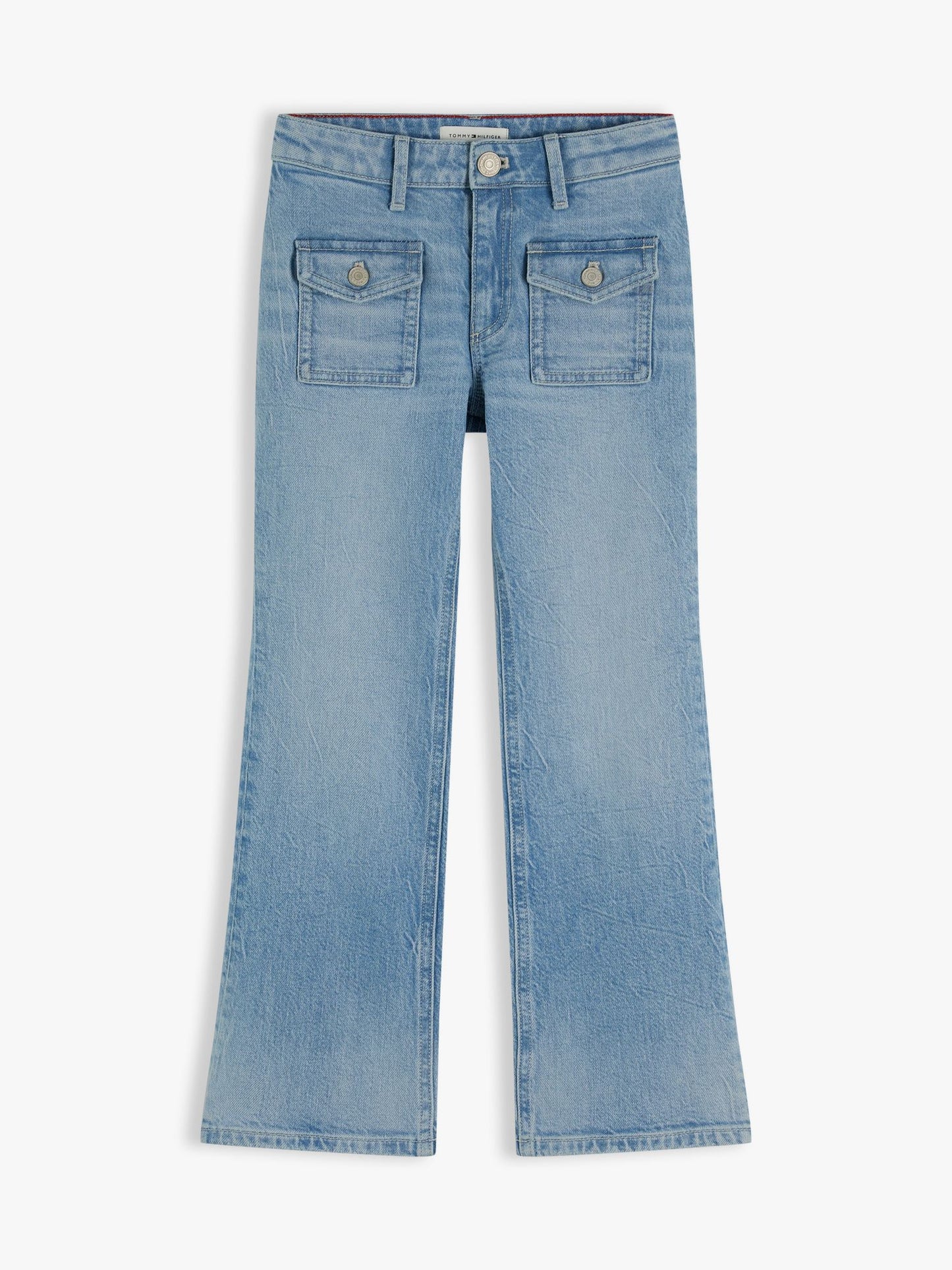 Tommy Hilfiger Kids' Patch Pocket Flared Jean