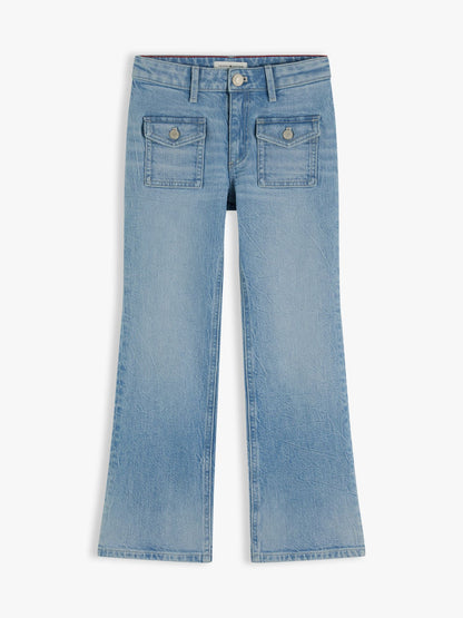 Tommy Hilfiger Kids' Patch Pocket Flared Jean