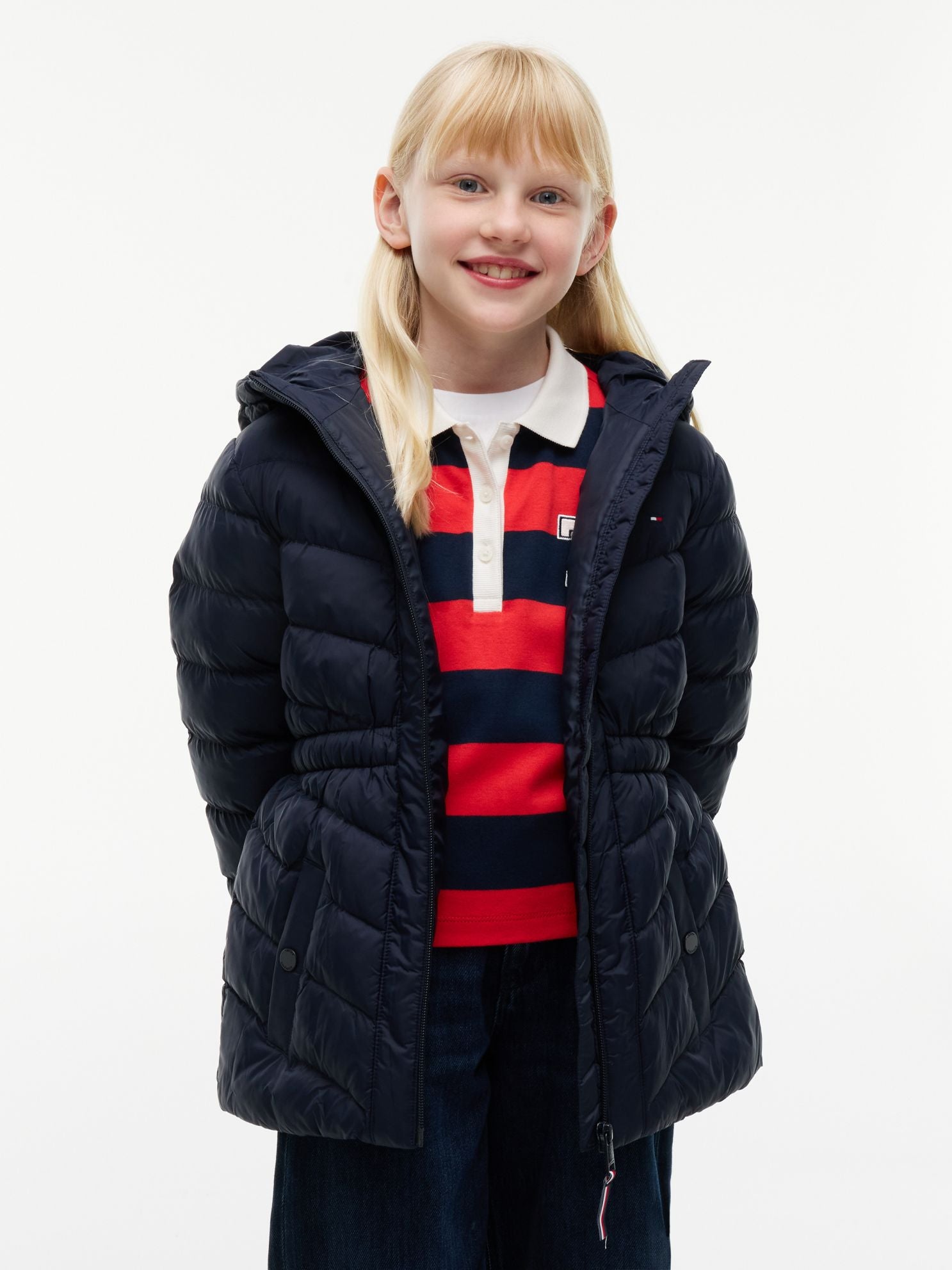 Tommy Hilfiger Kids' Quilted Hooded Jacket