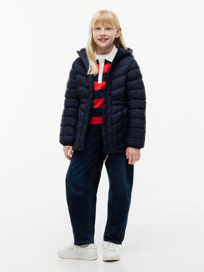 Tommy Hilfiger Kids' Quilted Hooded Jacket