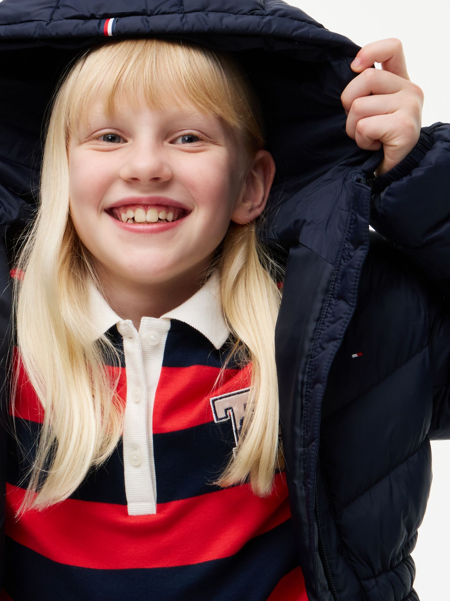 Tommy Hilfiger Kids' Quilted Hooded Jacket