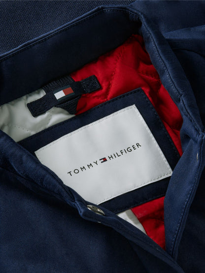 Tommy Hilfiger Kids' Rhinestone Logo Colorblock Bomber