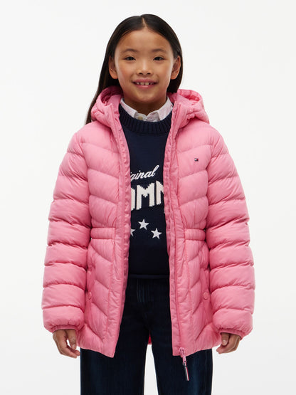 Tommy Hilfiger Kids' Quilted Hooded Jacket