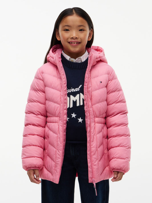 Tommy Hilfiger Kids' Quilted Hooded Jacket
