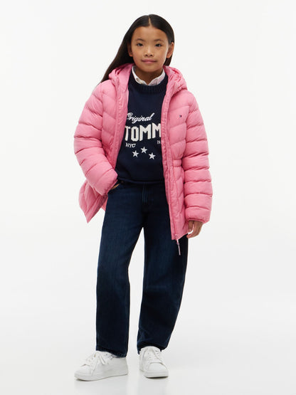 Tommy Hilfiger Kids' Quilted Hooded Jacket