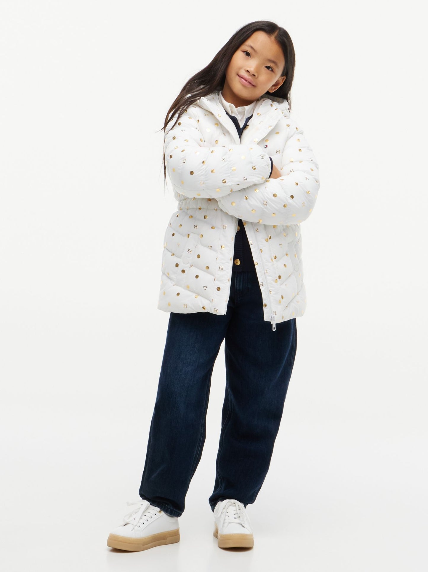 Tommy Hilfiger Kids' THProtect Foil Accent Quilted Jacket