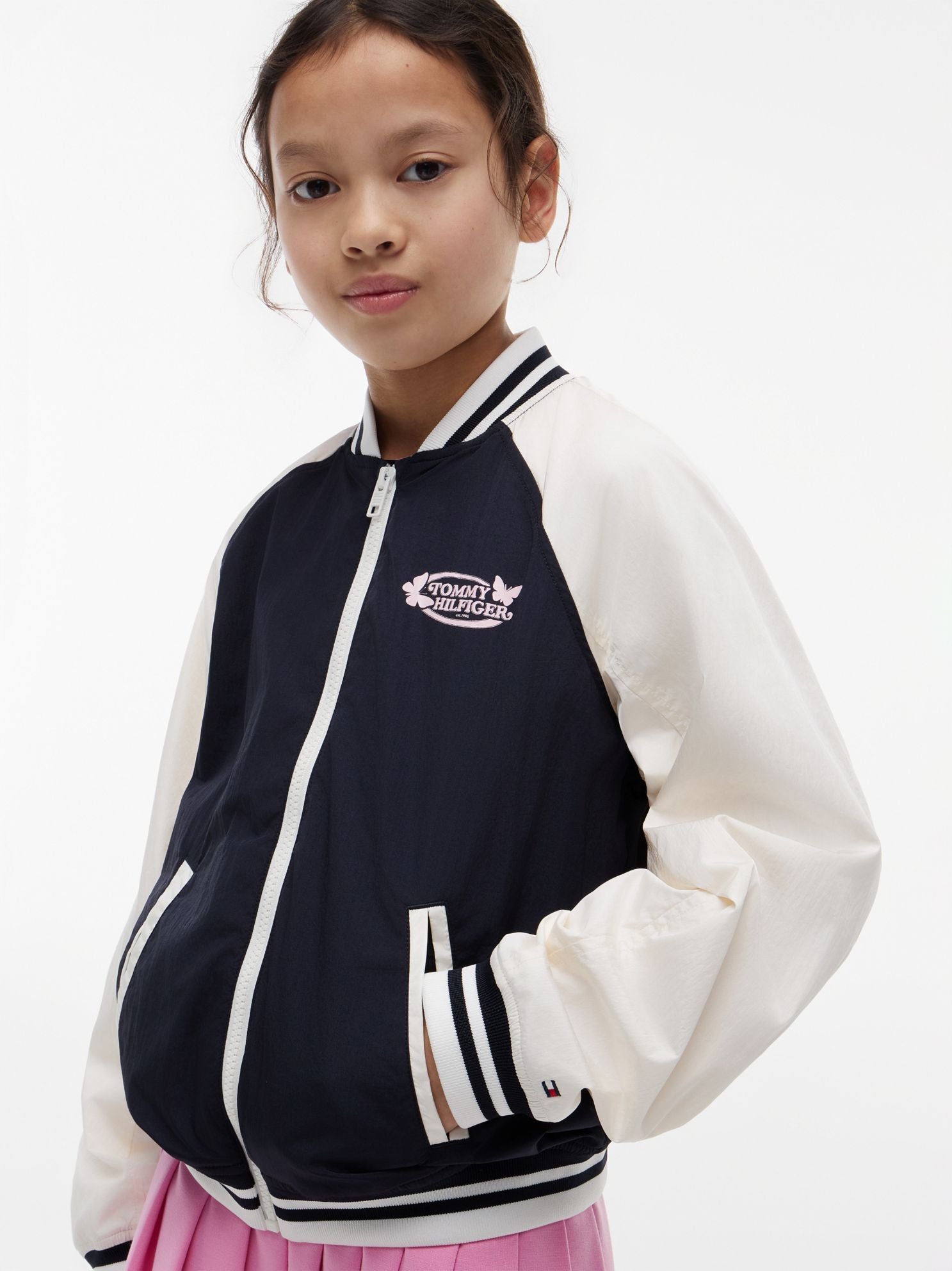 Tommy Hilfiger Kids' Butterfly Logo Bomber