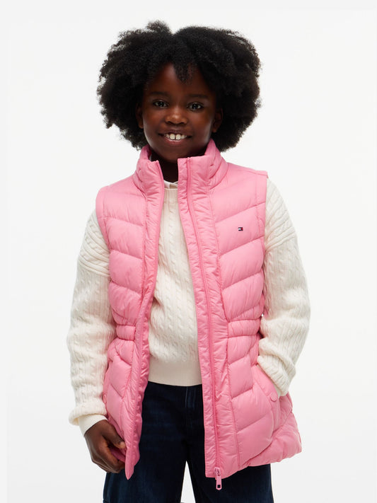 Tommy Hilfiger Kids' Chevron Quilted Vest