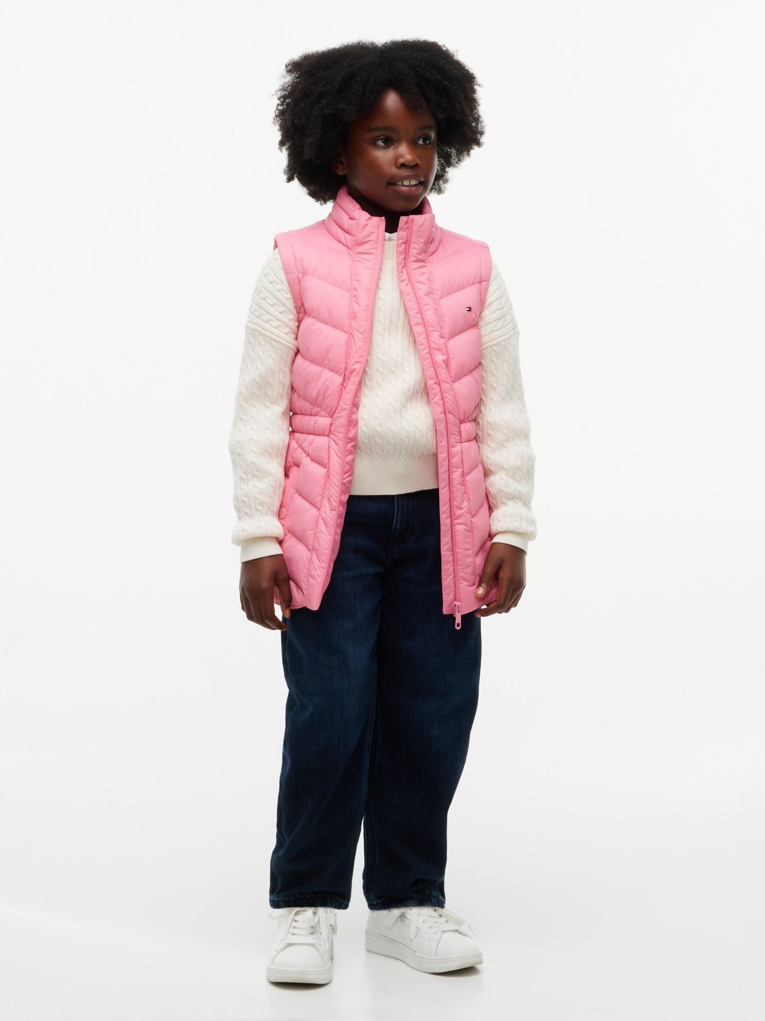 Tommy Hilfiger Kids' Chevron Quilted Vest