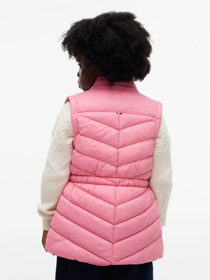Tommy Hilfiger Kids' Chevron Quilted Vest