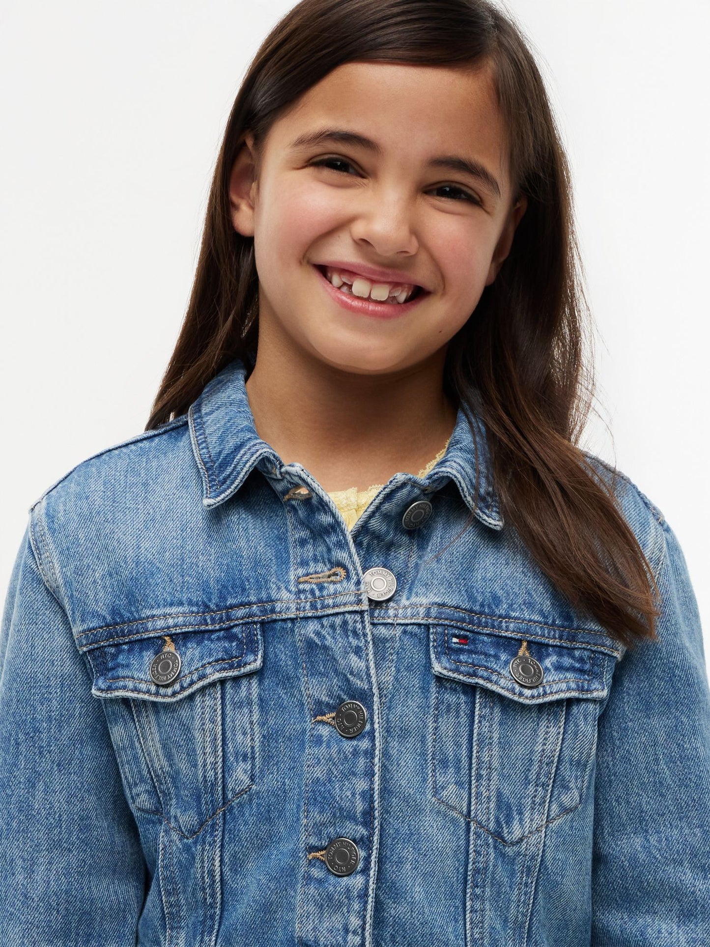 Tommy Hilfiger Kids' Embroidered Star Denim Jacket