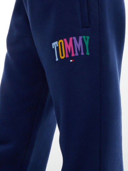 Tommy Hilfiger Kids' Collegiate Logo Wide Leg Sweatpant