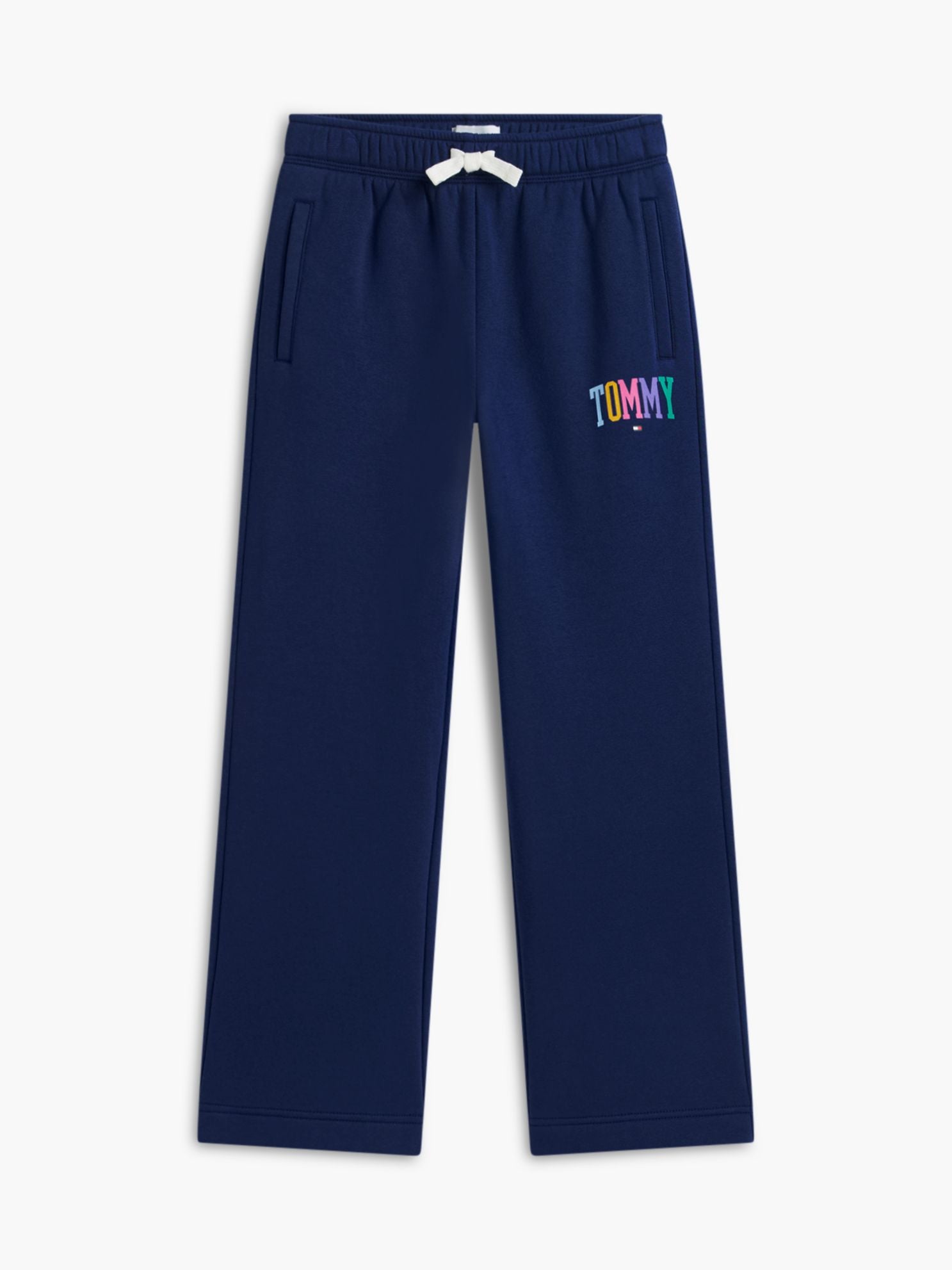 Tommy Hilfiger Kids' Collegiate Logo Wide Leg Sweatpant