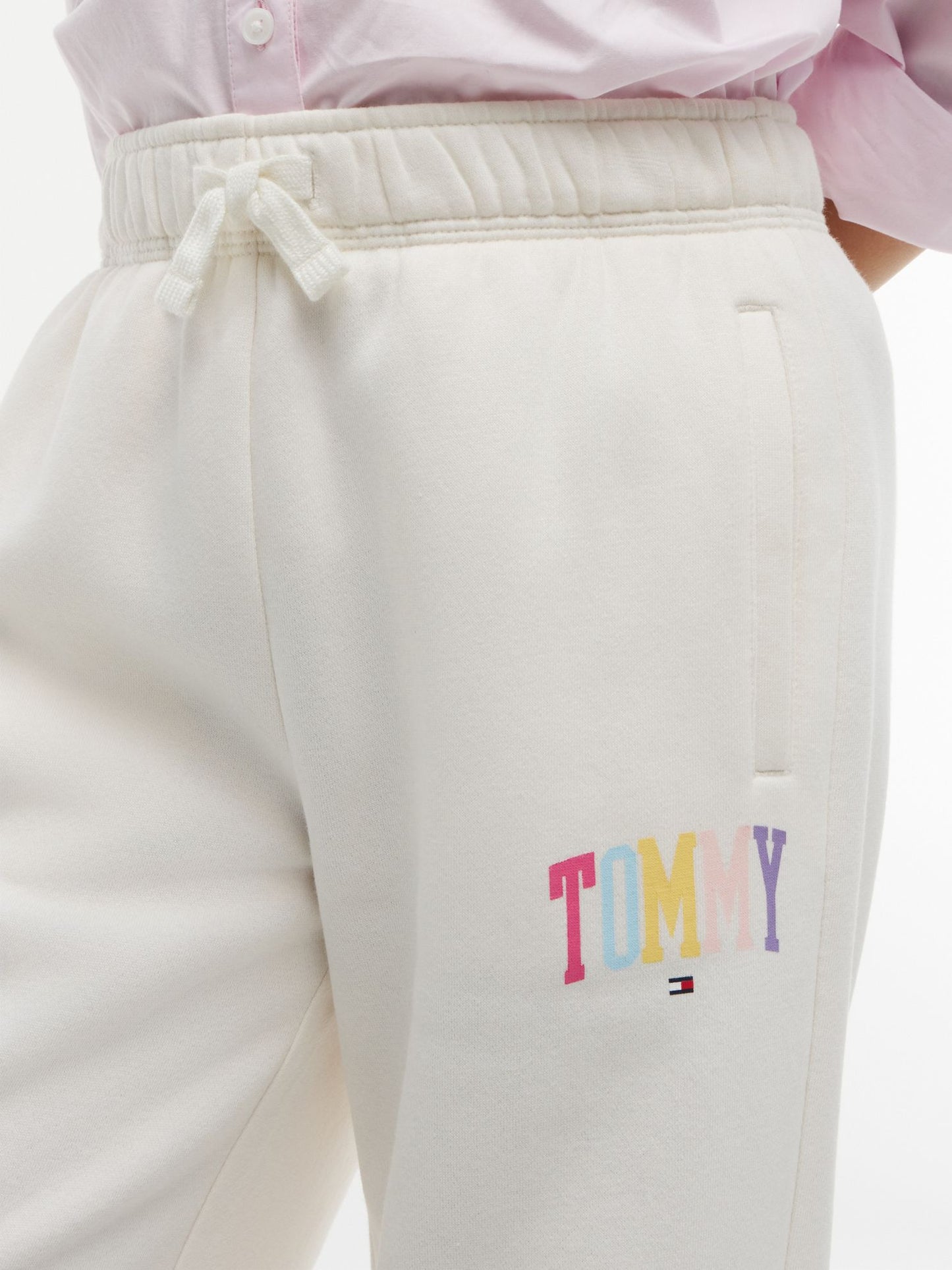 Tommy Hilfiger Kids' Collegiate Logo Wide Leg Sweatpant