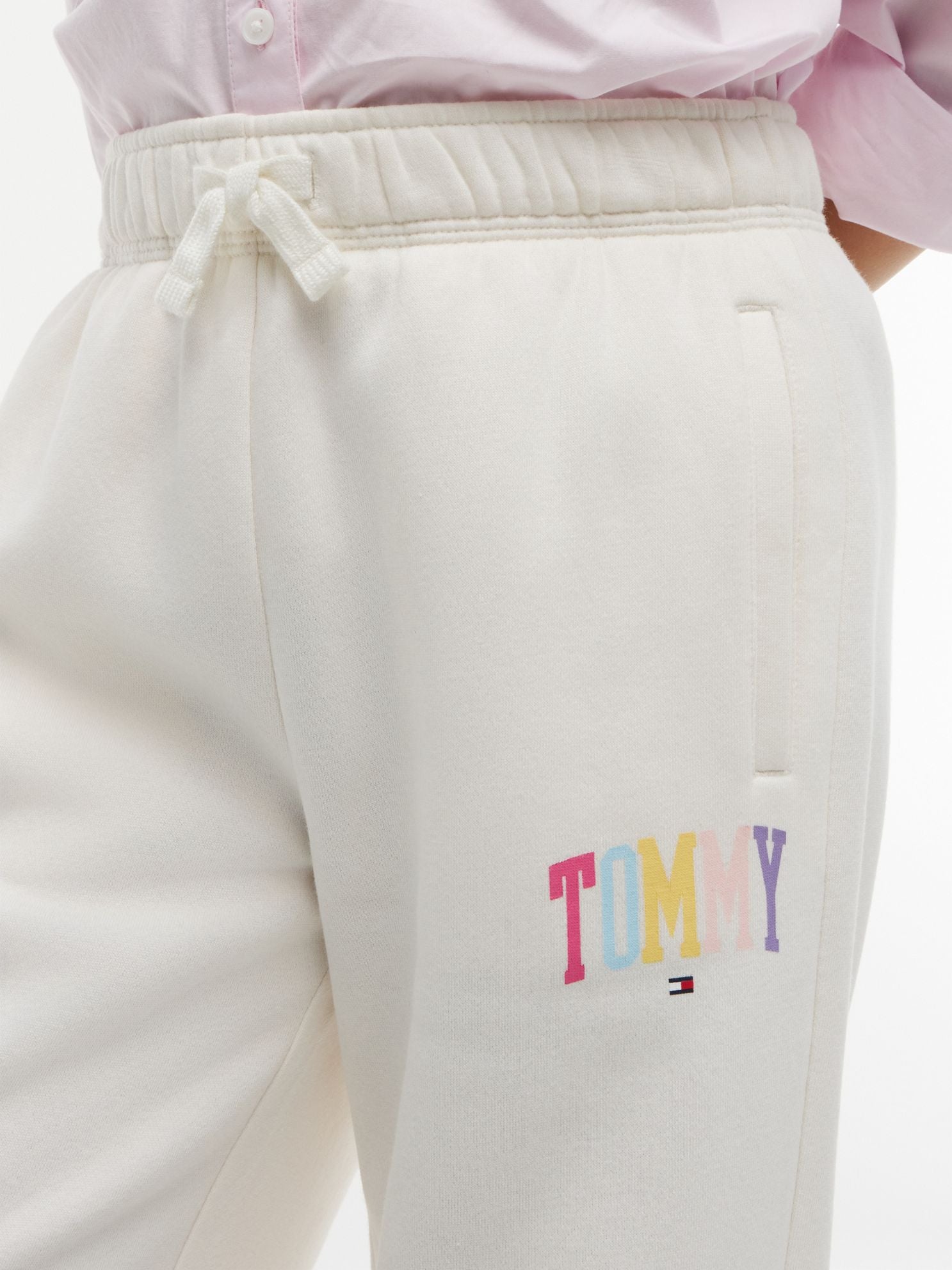 Tommy Hilfiger Kids' Collegiate Logo Wide Leg Sweatpant