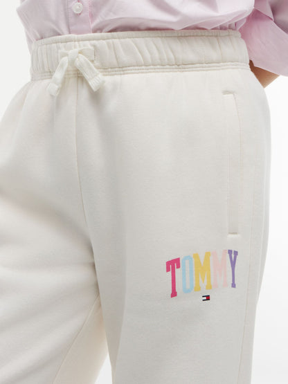Tommy Hilfiger Kids' Collegiate Logo Wide Leg Sweatpant