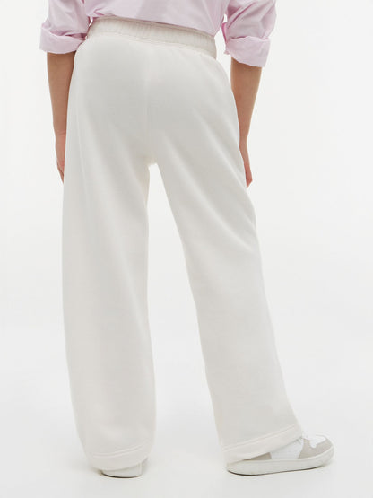 Tommy Hilfiger Kids' Collegiate Logo Wide Leg Sweatpant