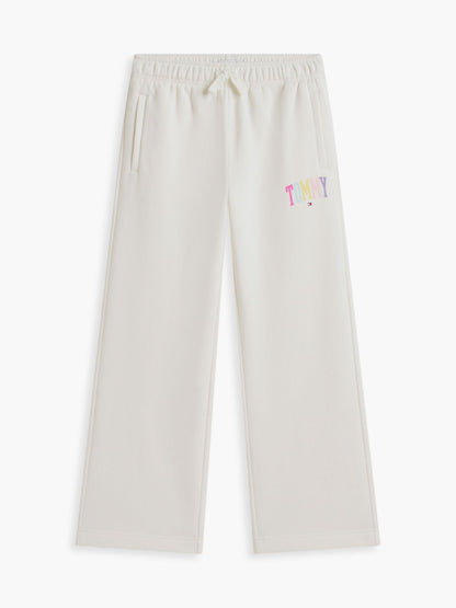 Tommy Hilfiger Kids' Collegiate Logo Wide Leg Sweatpant