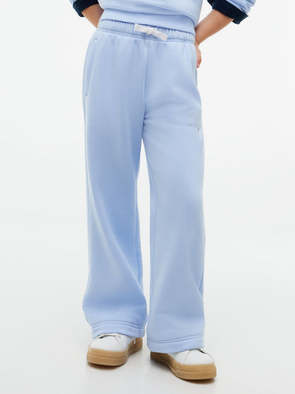 Tommy Hilfiger Kids' Collegiate Logo Wide Leg Sweatpant