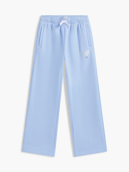 Tommy Hilfiger Kids' Collegiate Logo Wide Leg Sweatpant