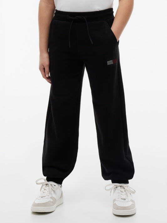 Tommy Hilfiger Kids' Rhinestone Flag Sweatpant