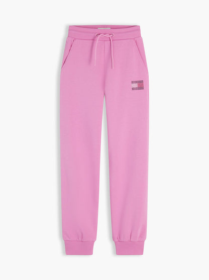 Tommy Hilfiger Kids' Rhinestone Flag Sweatpant