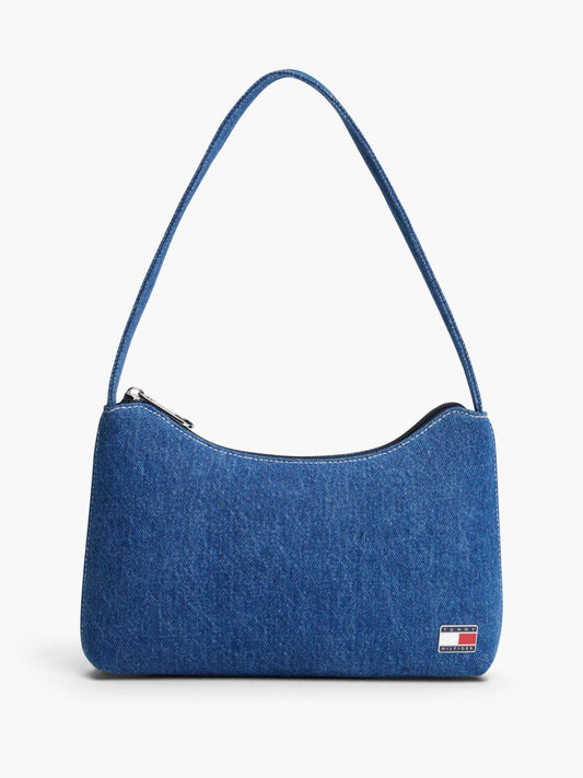 Tommy Hilfiger Kids' Flag Logo Denim Shoulder Bag