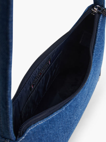 Tommy Hilfiger Kids' Flag Logo Denim Shoulder Bag