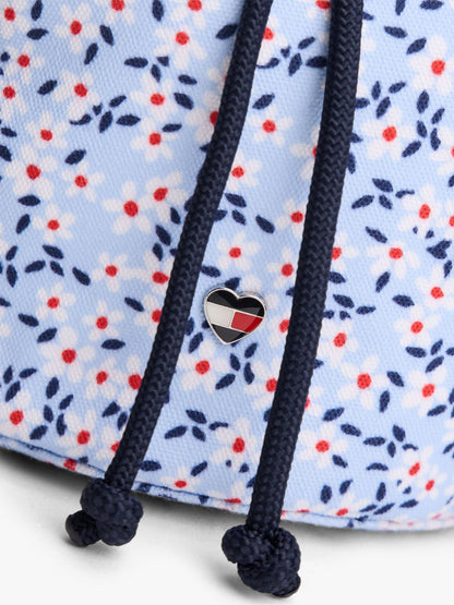 Tommy Hilfiger Kids' Floral Print Crossbody Bucket Bag