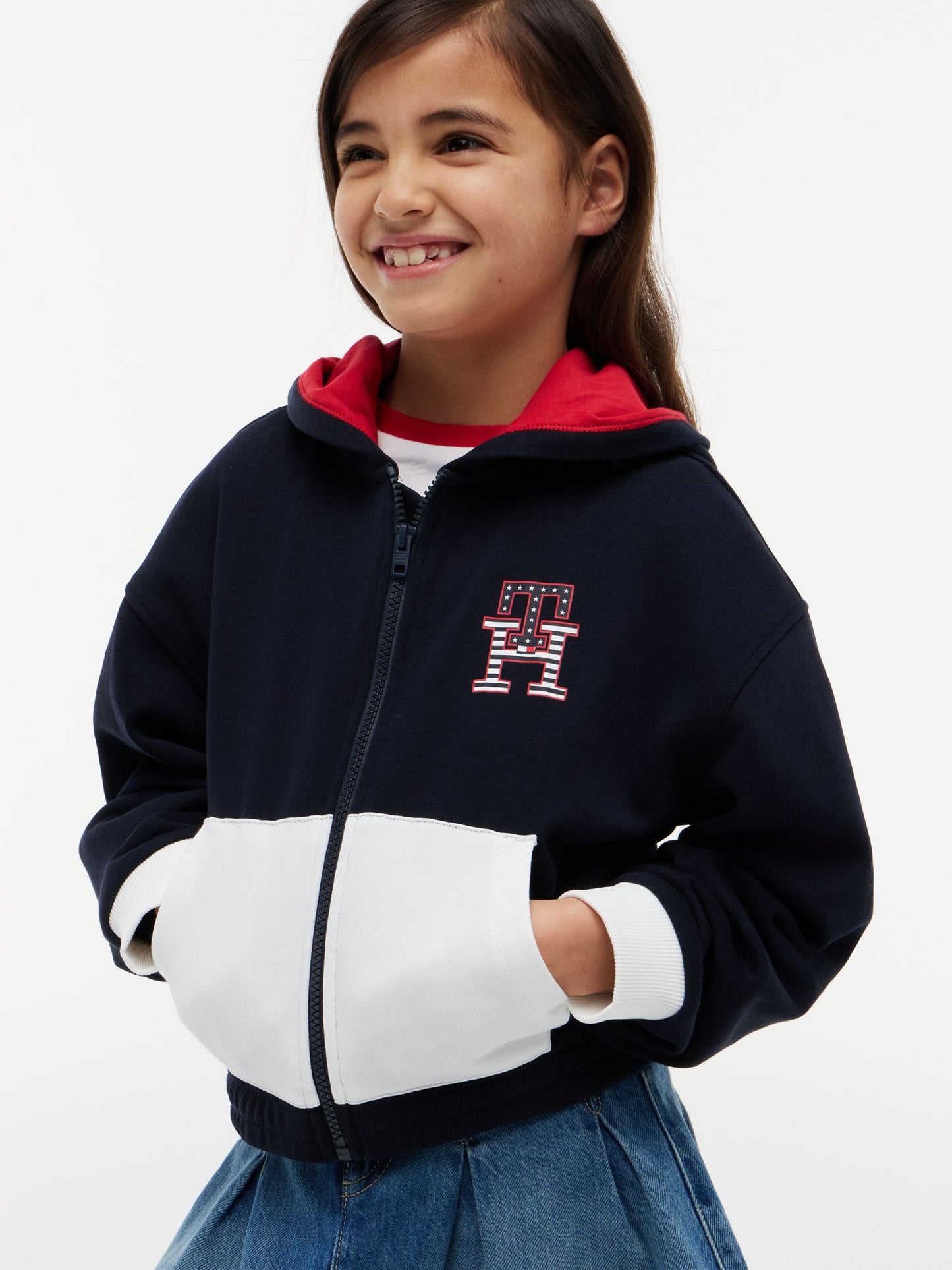 Tommy Hilfiger Kids' Star & Stripe Monogram Hoodie