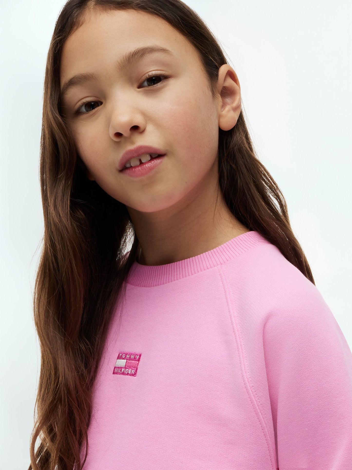 Tommy Hilfiger Kids' Tonal Flag Raglan Sweatshirt