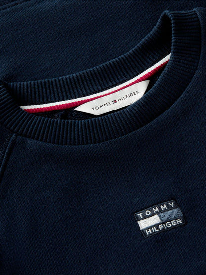 Tommy Hilfiger Kids' Tonal Flag Raglan Sweatshirt