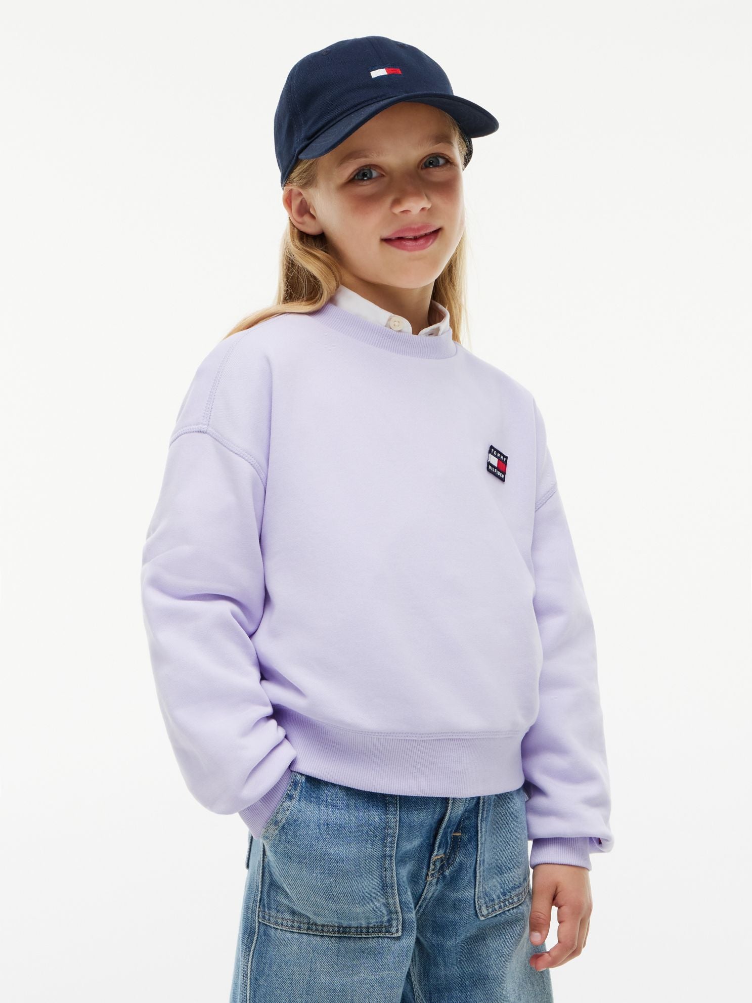 Tommy Hilfiger Kids' Flag Badge Logo Sweatshirt