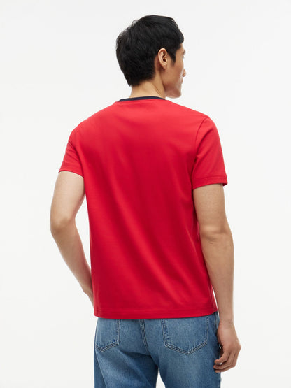 Tommy Hilfiger Embroidered Flag Logo T-Shirt
