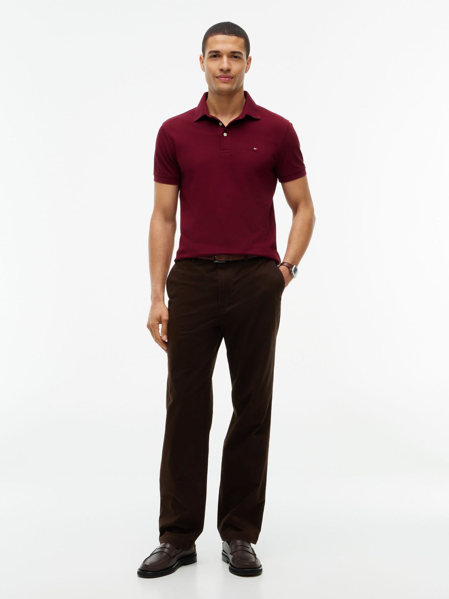 Tommy Hilfiger Slim Fit Stretch Pique Polo