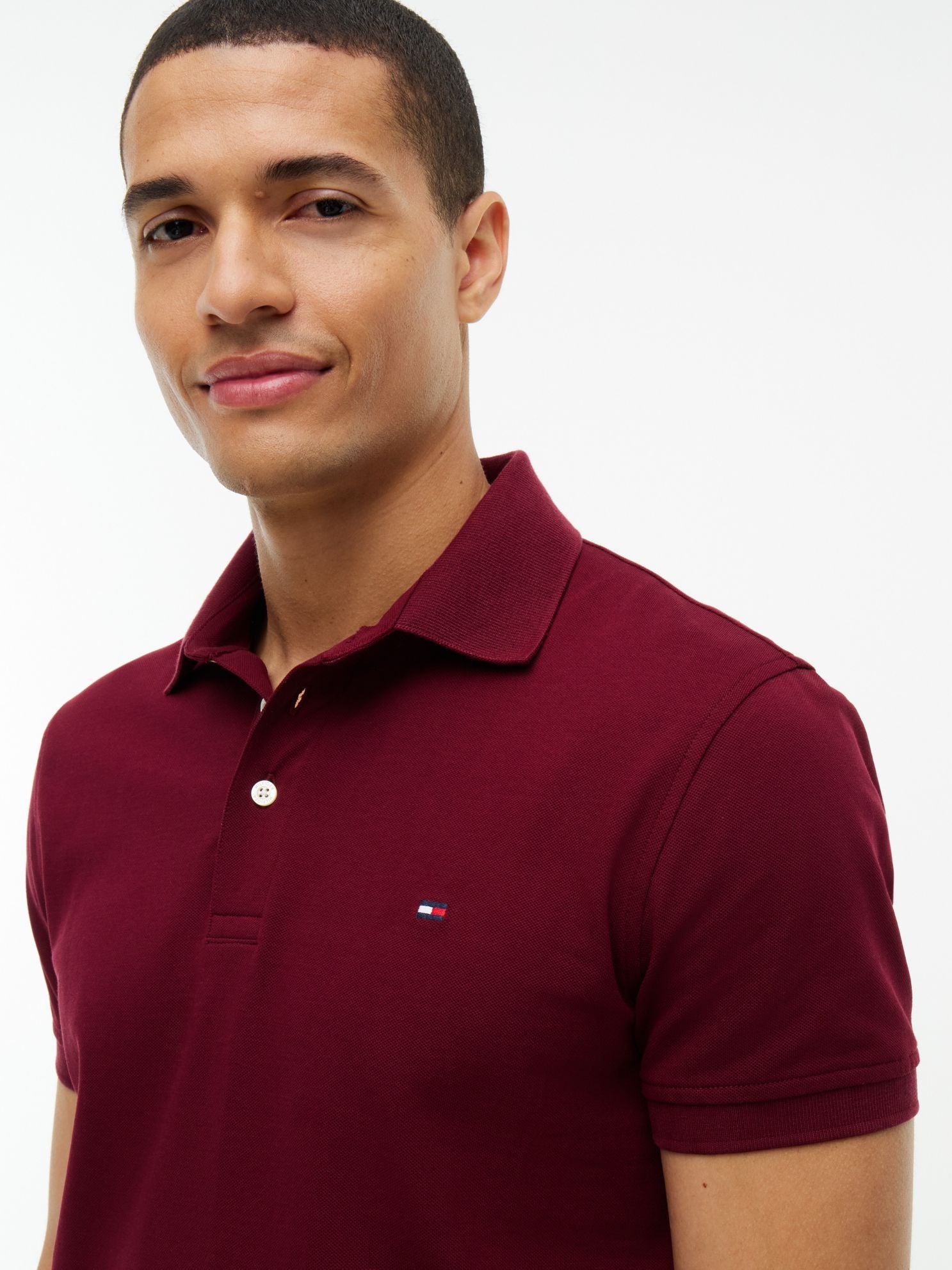 Tommy Hilfiger Slim Fit Stretch Pique Polo