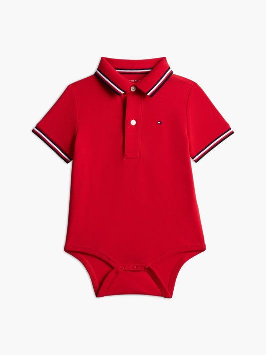 Tommy Hilfiger Babies' Tommy Wicking Polo Onesie