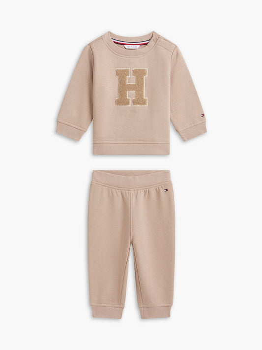 Tommy Hilfiger Babies' H-Logo Sweatshirt & Pant Set