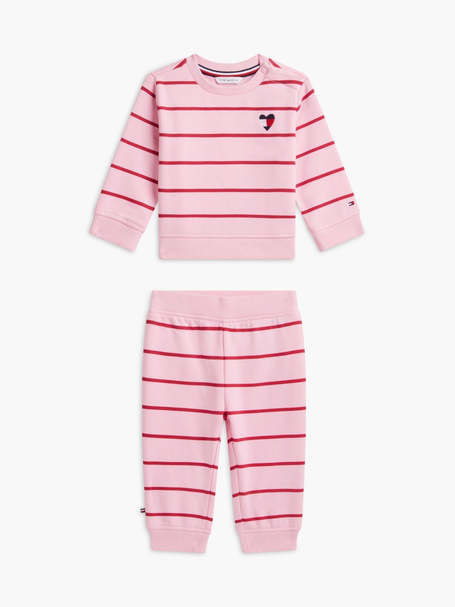 Tommy Hilfiger Babies' Striped Sweatshirt & Pant Set