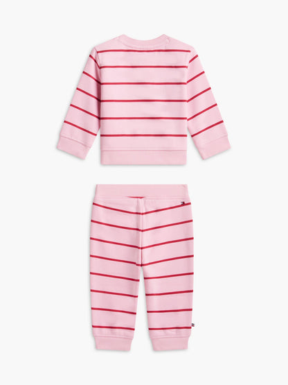 Tommy Hilfiger Babies' Striped Sweatshirt & Pant Set