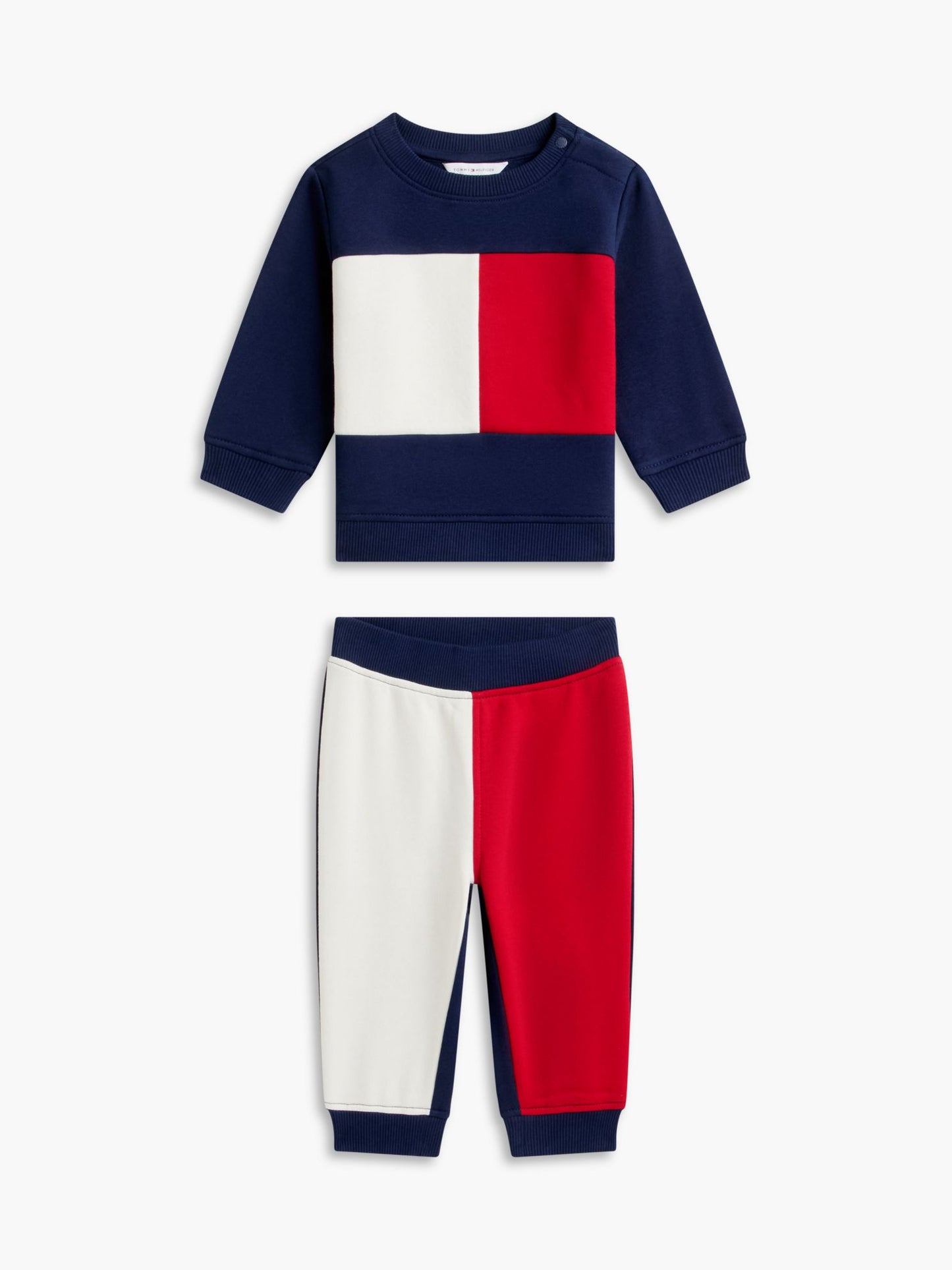 Tommy Hilfiger Babies' Flag Logo Sweatshirt & Pant Set
