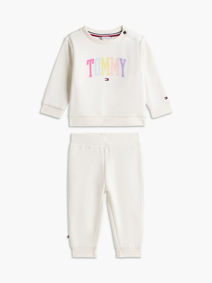 Tommy Hilfiger Babies' Tommy Logo Sweatshirt & Pant Set