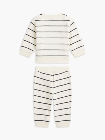 Tommy Hilfiger Babies' Striped Sweatshirt & Pant Set