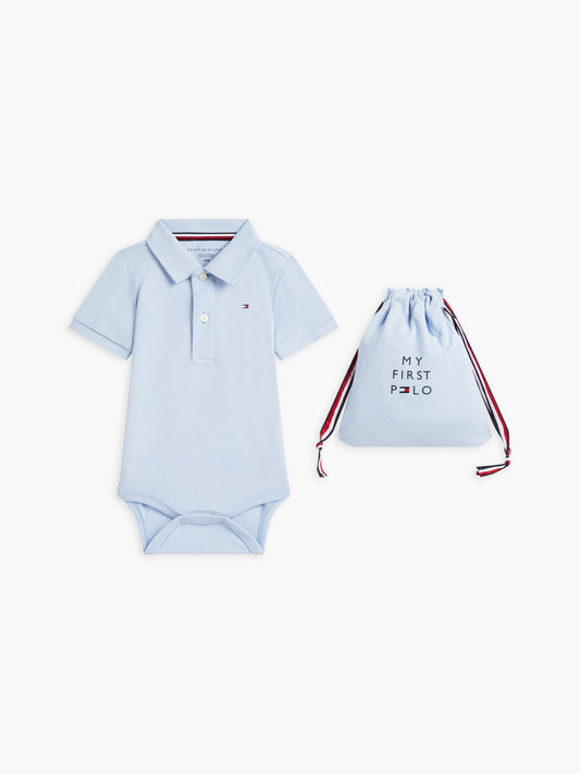 Tommy Hilfiger Babies' Polo Onesie and Gift Bag
