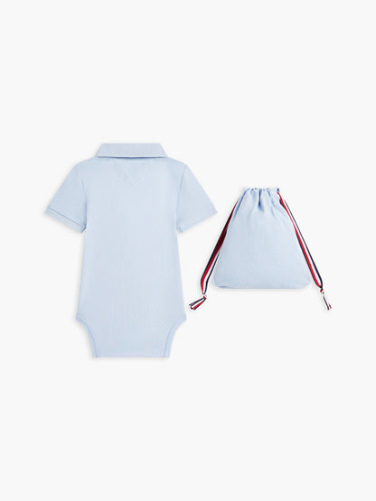 Tommy Hilfiger Babies' Polo Onesie and Gift Bag