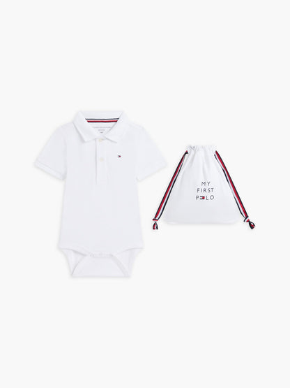 Tommy Hilfiger Babies' Polo Onesie and Gift Bag