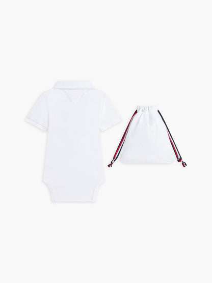 Tommy Hilfiger Babies' Polo Onesie and Gift Bag